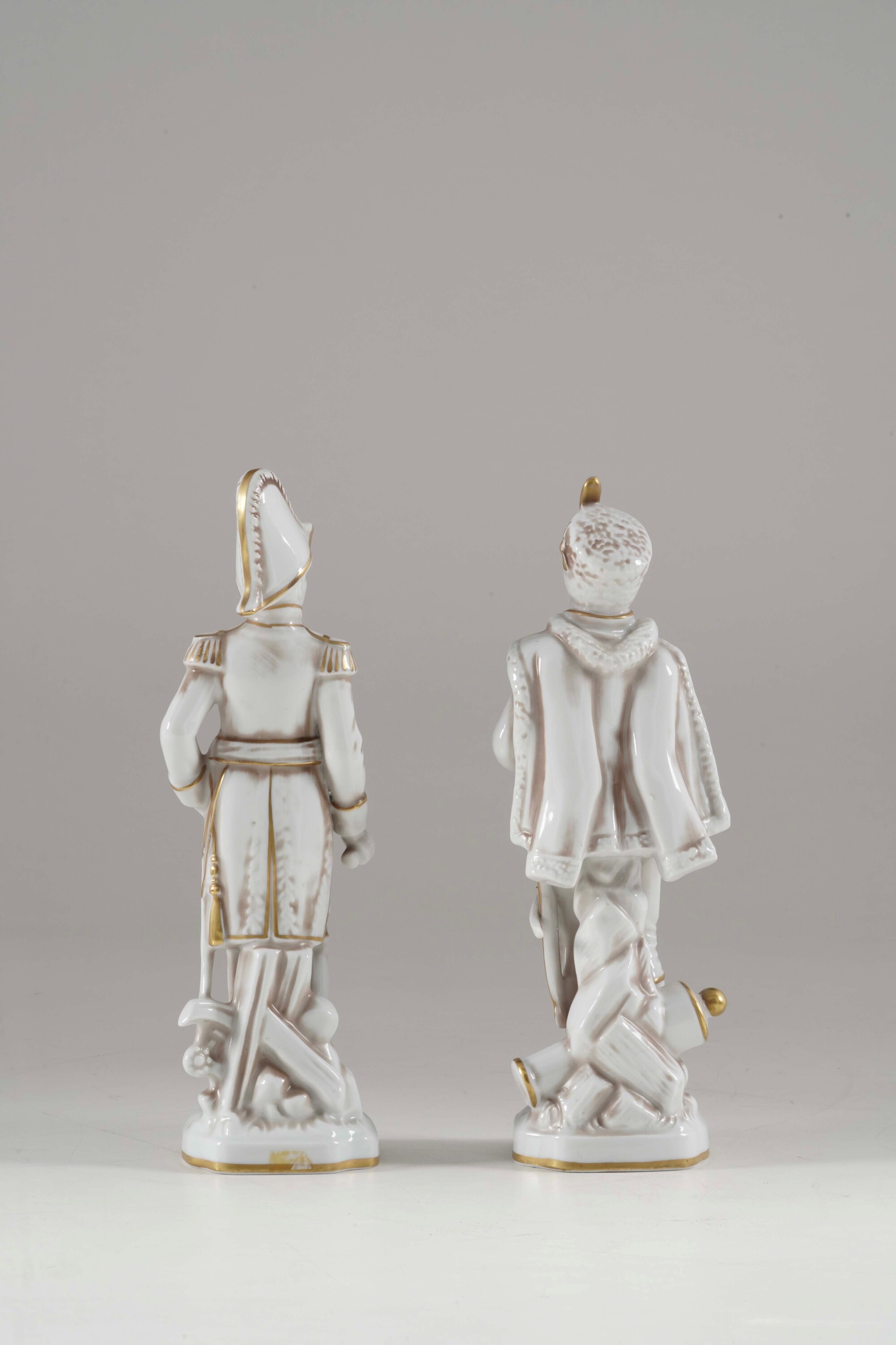 Coppia di Figurine di Militari. Germania, Manifattura Bavarese, XX Secolo.