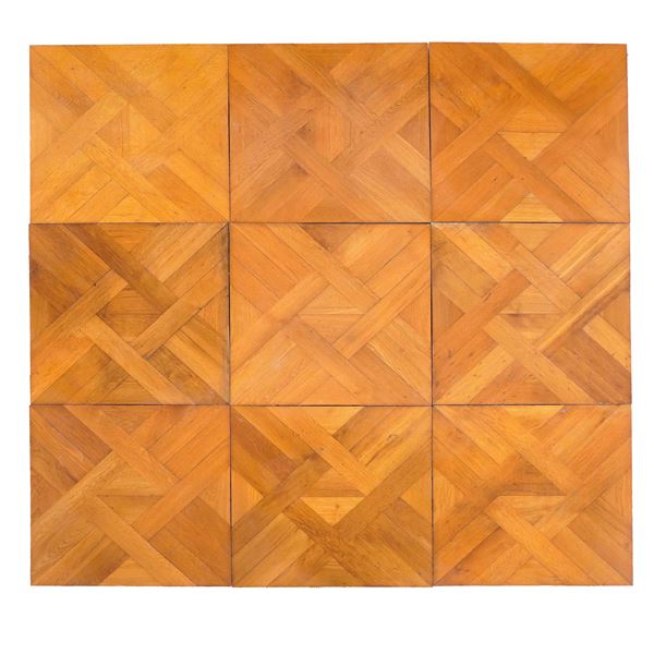 Parquet in rovere di epoca ottocentesca