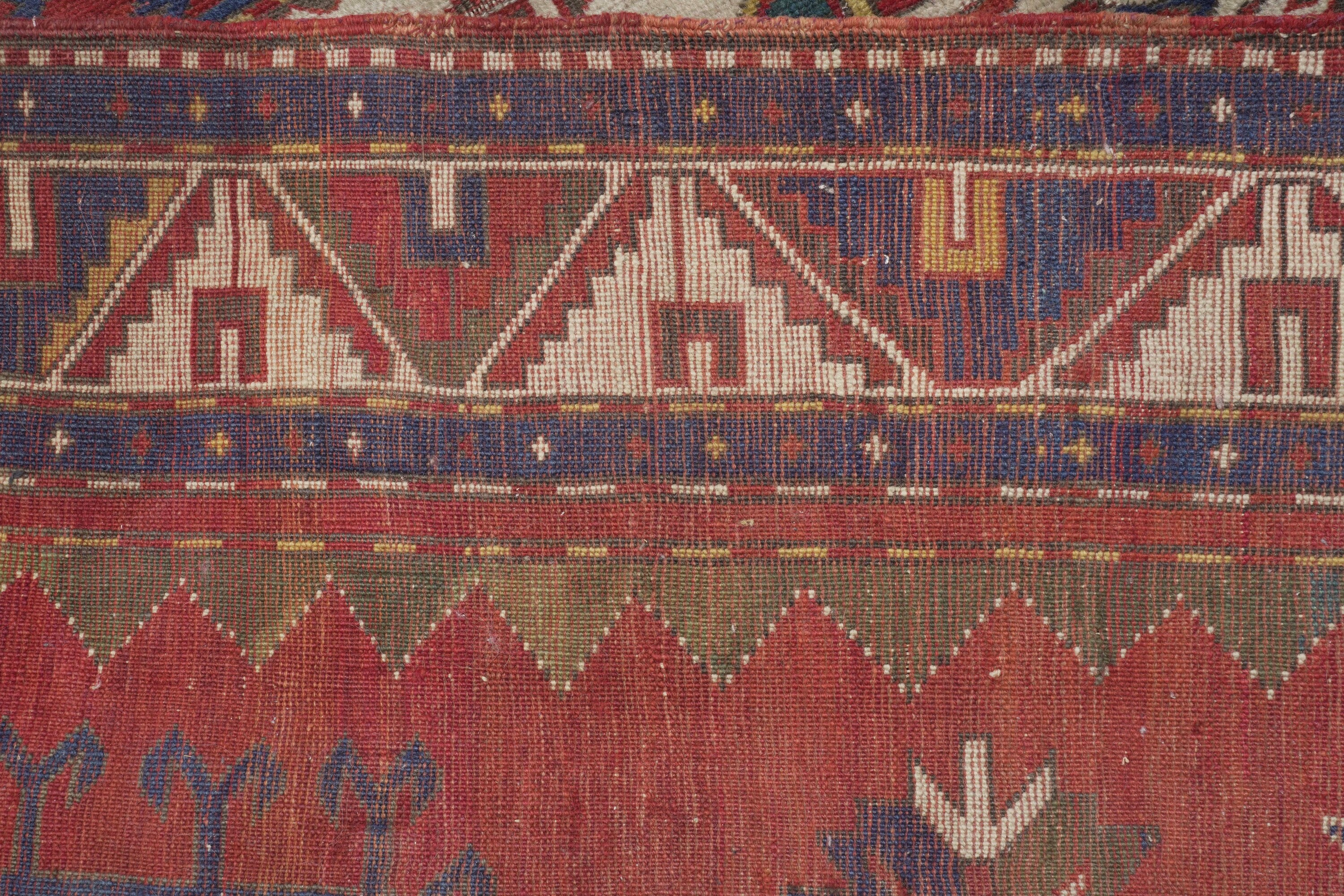 Tappeto Kazak, Caucaso, fine XIX secolo, 222 x 175 cm