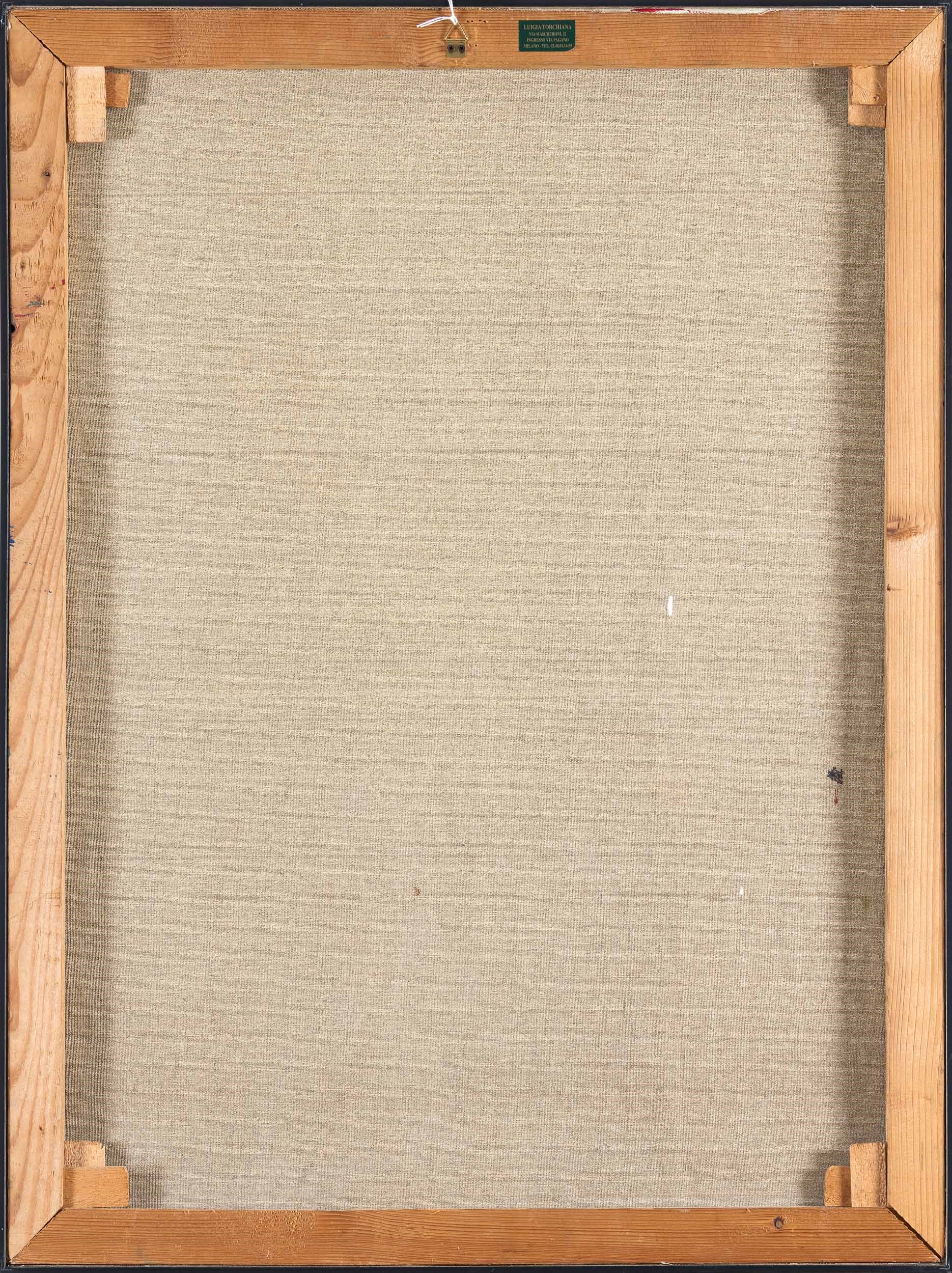 Giuseppe Allosia - Senza titolo, olio su tela