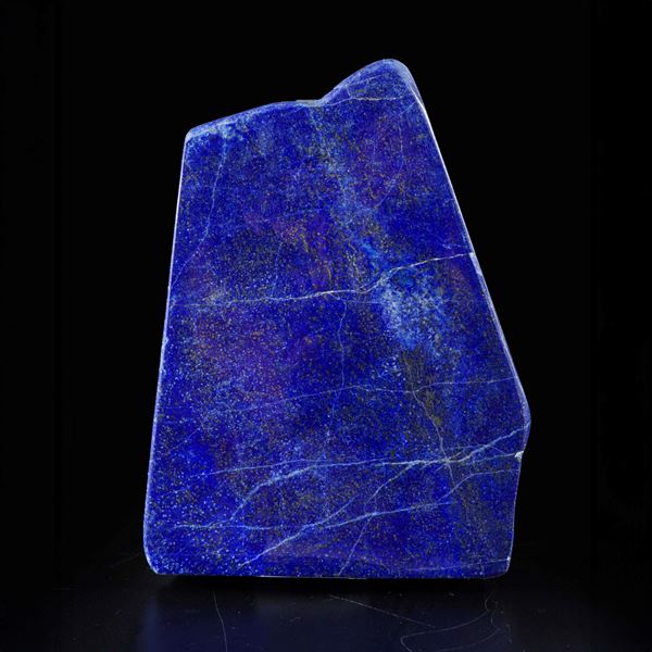 Elegante lastra di Lapislazzuli con inclusioni di pirite.  Qualita AAA+ (Le inclusioni di pirite rendono l'oggetto raro e importante)