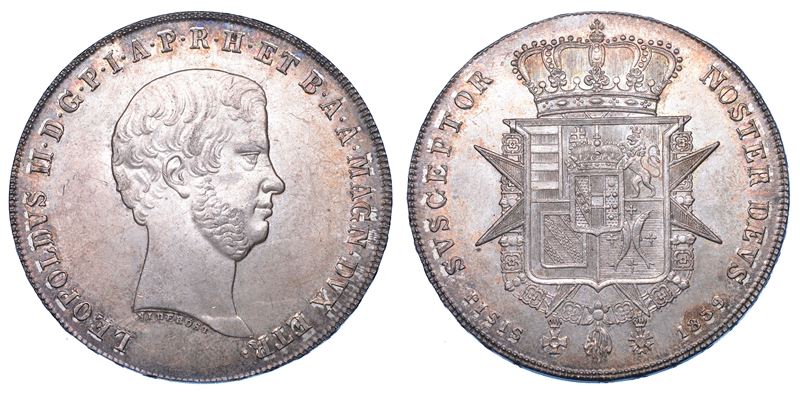 FIRENZE. LEOPOLDO II DI LORENA, 1824-1859. Francescone 1859.  - Auction Numismatics - Cambi Casa d'Aste