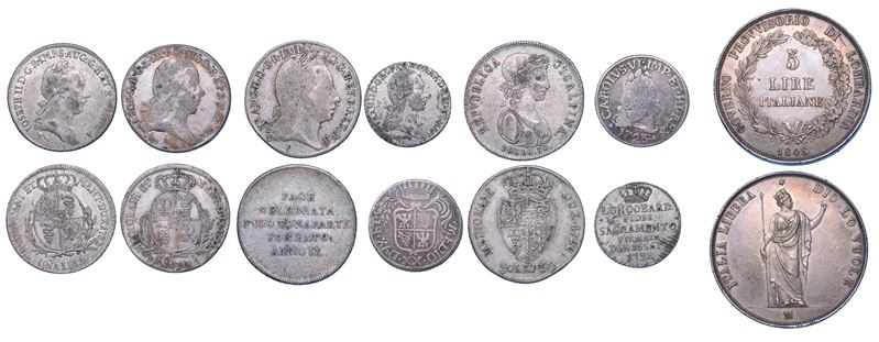 MILANO. Lotto di sette monete.  - Auction Numismatics - Cambi Casa d'Aste