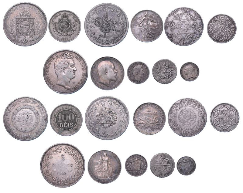 STATI VARI. Lotto di undici monete.  - Asta Numismatica - Cambi Casa d'Aste