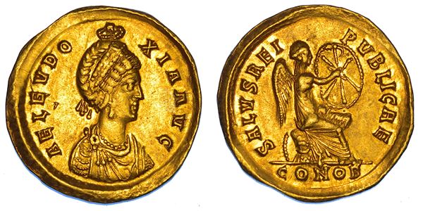 ELIA EUDOXIA (moglie di Arcadio), 395-404. Solido, 402-403. Costantinopoli.