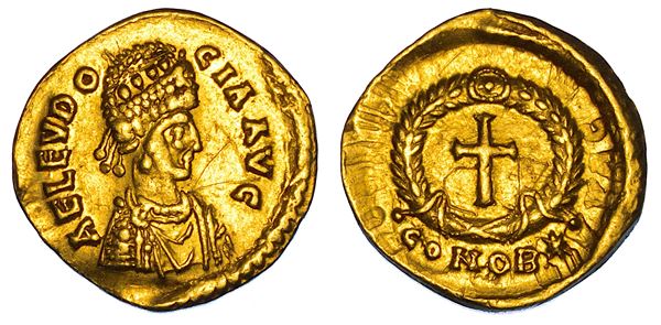 ELIA EUDOCIA (moglie di Teodosio II), 395-404. Tremisse, 425-429. Costantinopoli.