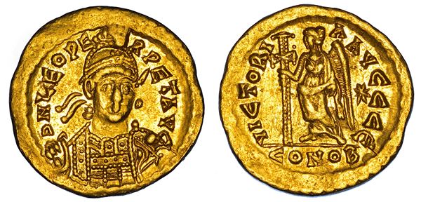 LEONE I, 457-474. Solido, 462-466. Costantinopoli.