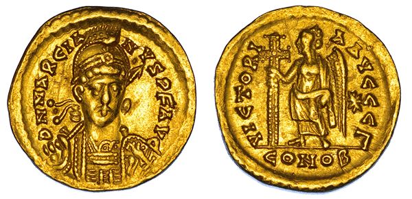 MARCIANO, 450-457. Solido. Costantinopoli.
