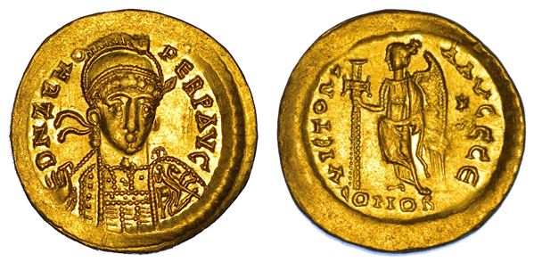 ZENONE, 474-491. Solido. Costantinopoli.