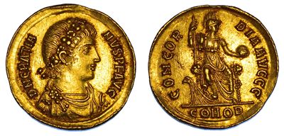 GRAZIANO, Solido 367-383, Costantinopoli