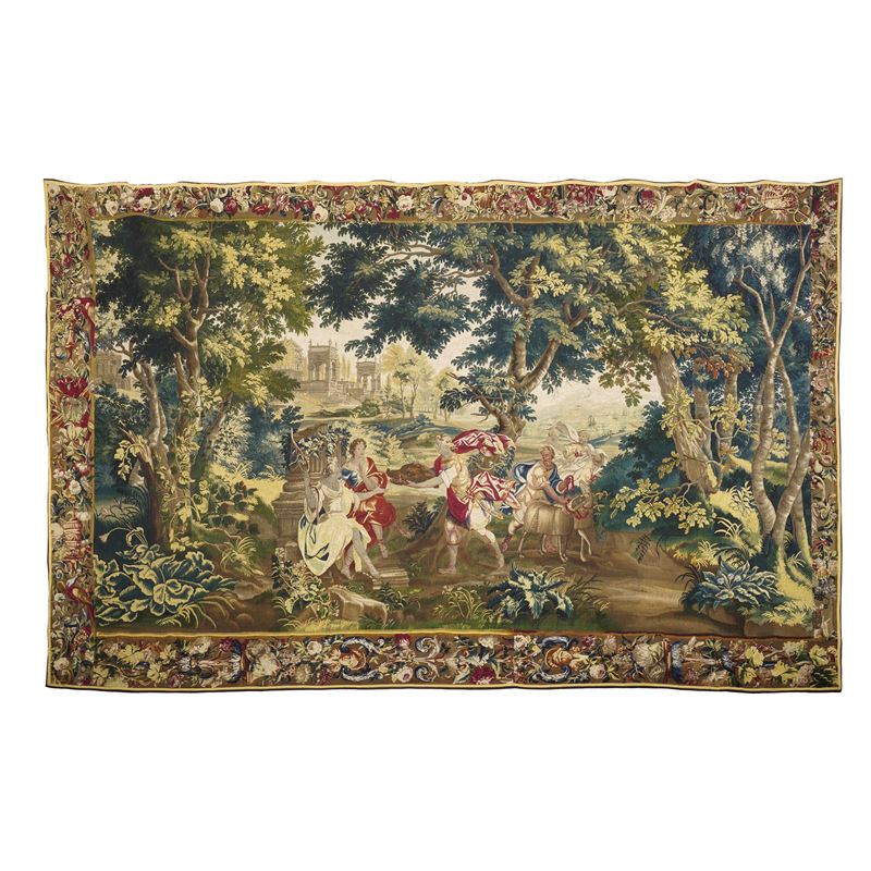 Grande arazzo. Fiandre, XVII secolo  - Asta Dimore Italiane - Cambi Casa d'Aste