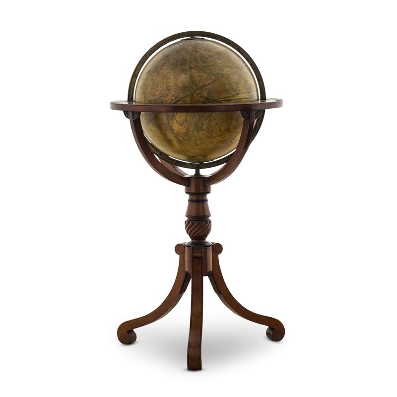 Globo terrestre. Presumibilmente Inghilterra, XIX secolo  - Auction Italian Mansions - Cambi Casa d'Aste