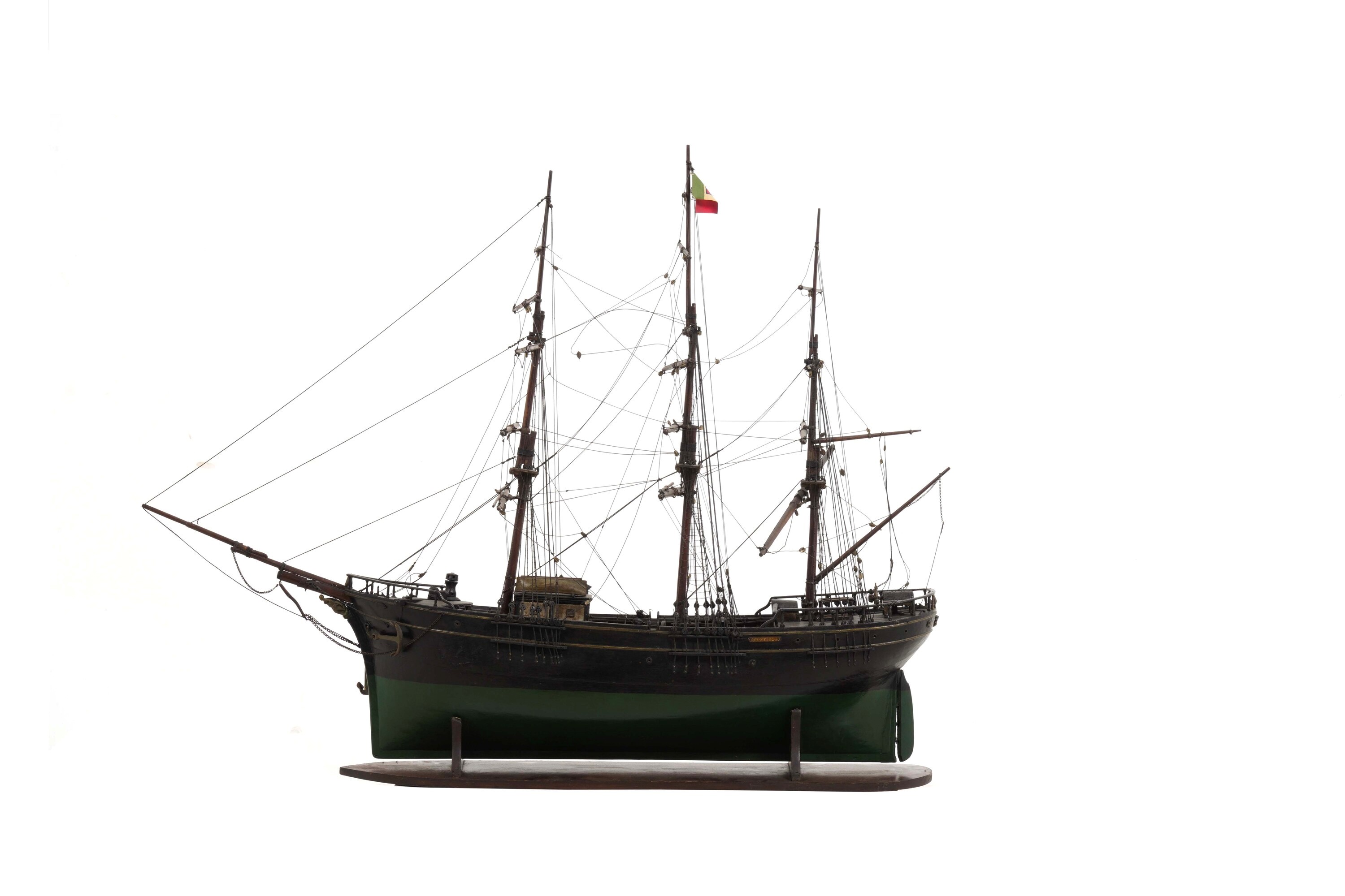 Modello di nave Agostino, legno, Italia XIX secolo