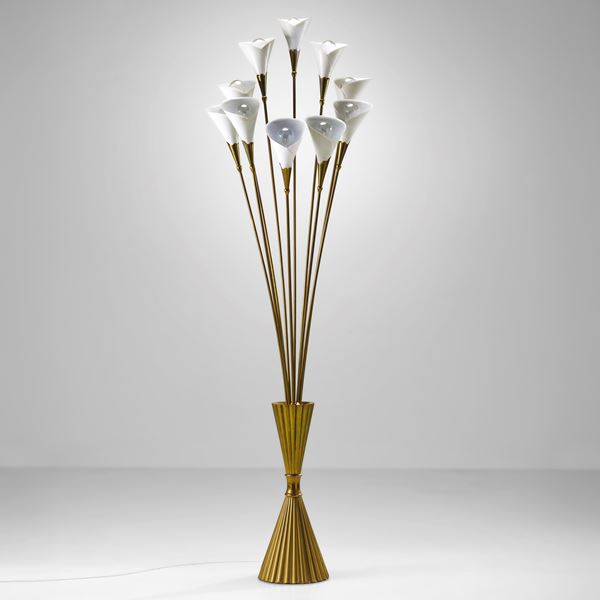 Angelo Lelii - Lampada da terra mod. Calla.