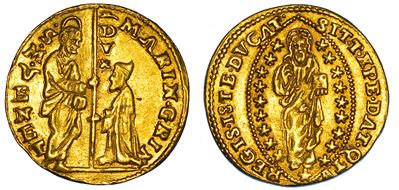 Marino Grimani, Zecchino di Venezia, 1595-1605