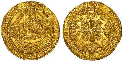 Henry VI Lancaster, Statere, Oro, 1422-1461