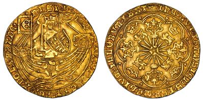 EDWARD IV, Ryal o Rose Noble, Londra, 1461-1470