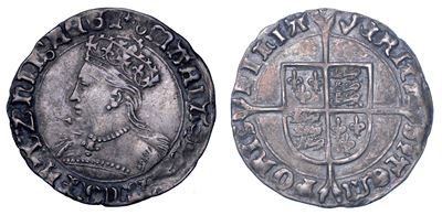 Inghilterra, Mary I Tudor (1553-1554), Groat (4 Pence), Londra
