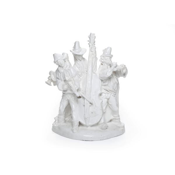 Gruppo di musicanti. Francia (?), XX secolo.