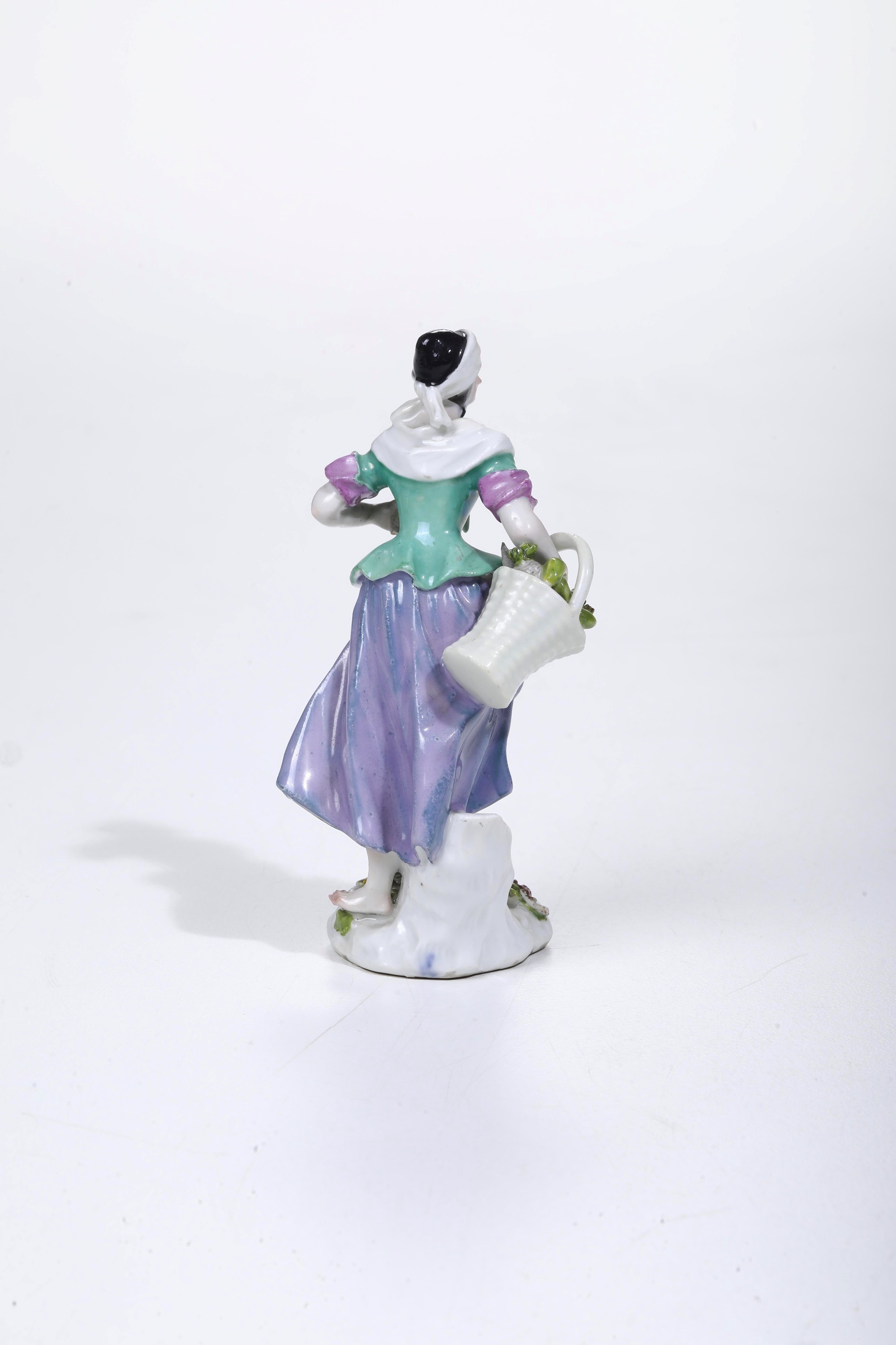 Figurina di giardiniera. Meissen, 1750 circa.