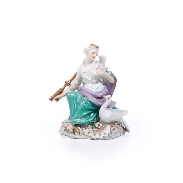 Figurina di Giunone.<BR>Meissen, XIX secolo.