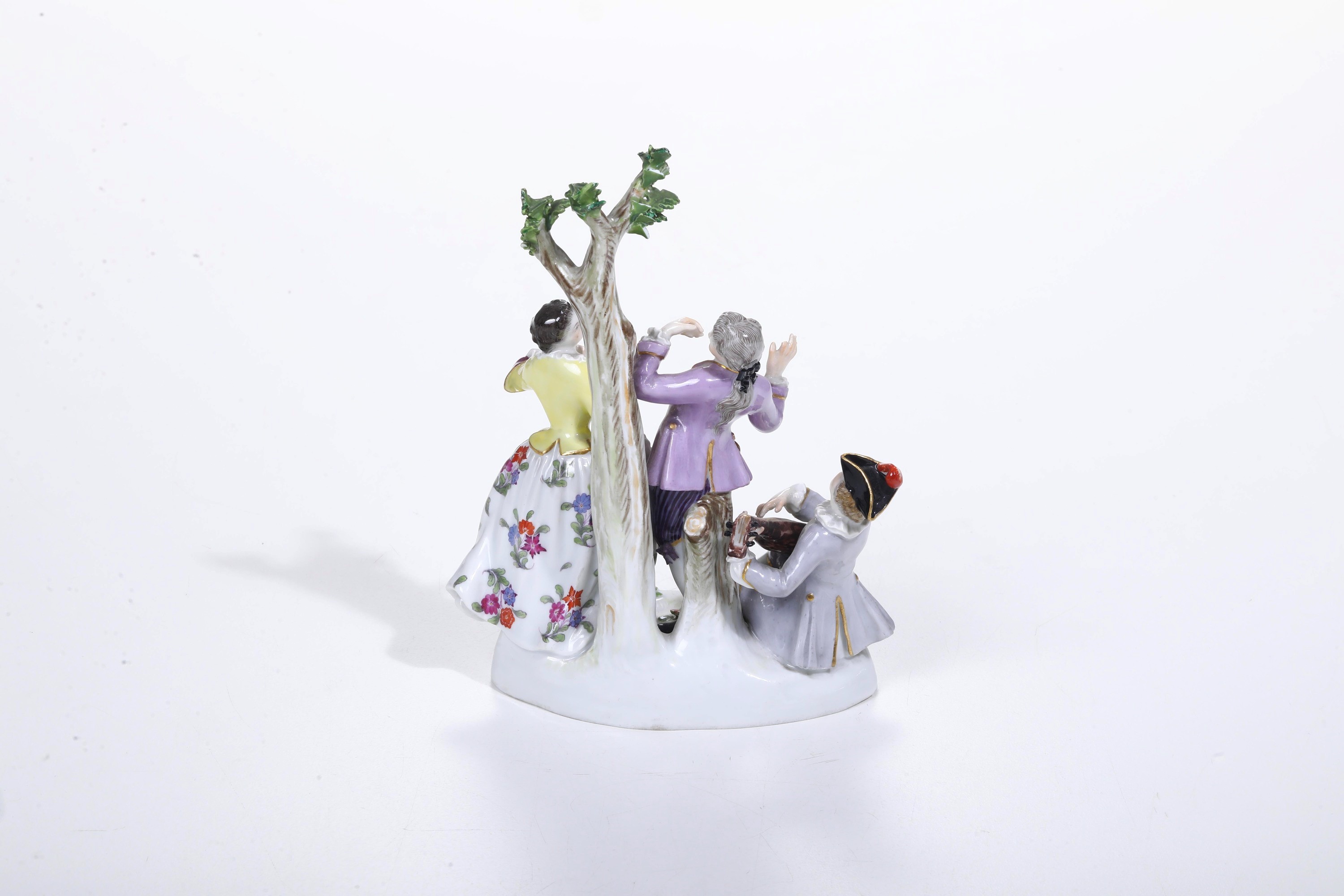 Gruppo galante. Meissen, XX secolo.