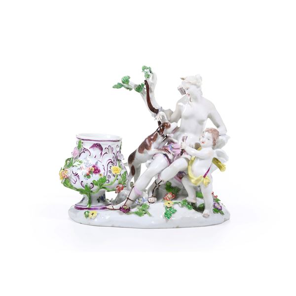 Gruppo con Diana. Parigi, 1900 circa.