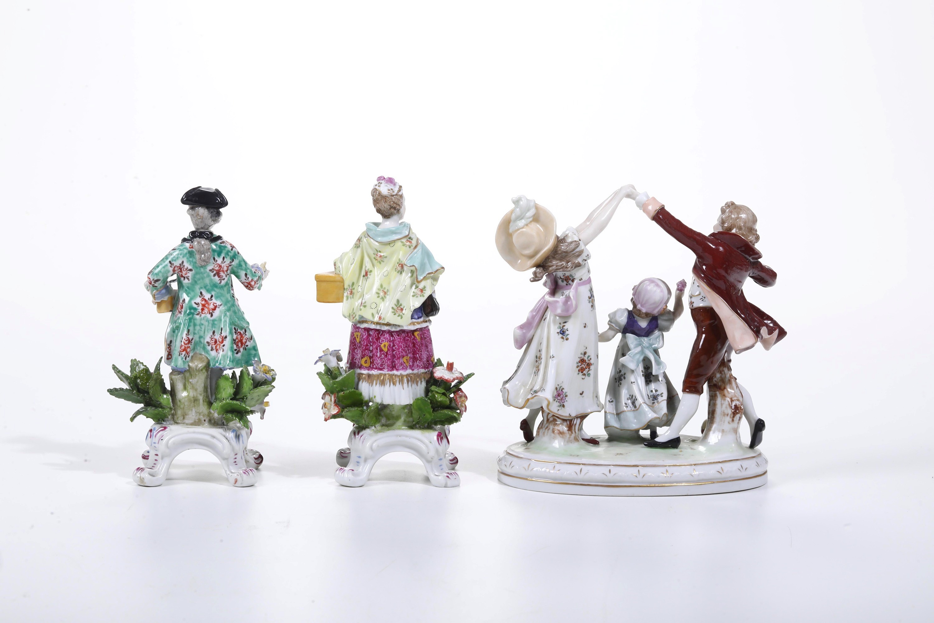 Manifattura di Chelsea, Coppia di figurine in porcellana