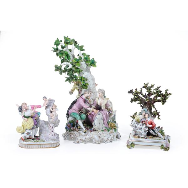 Tre gruppi galanti.  Parigi e Turingia, XX secolo. 