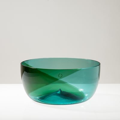 Coppa serie Coreani in vetro soffiato, Murano 1994