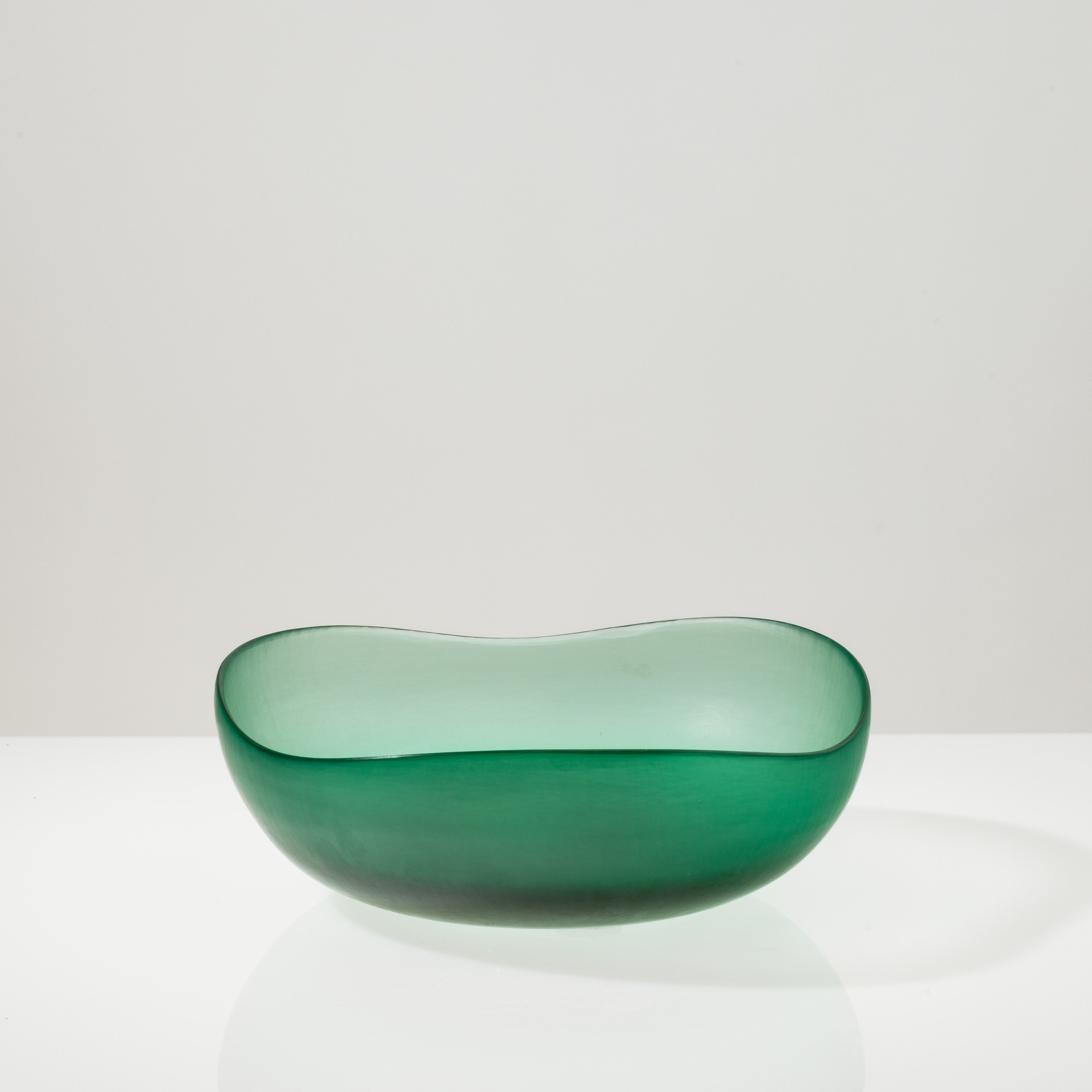 Tobia Scarpa - Coppa serie Battuti in vetro pesante, Murano circa 1960