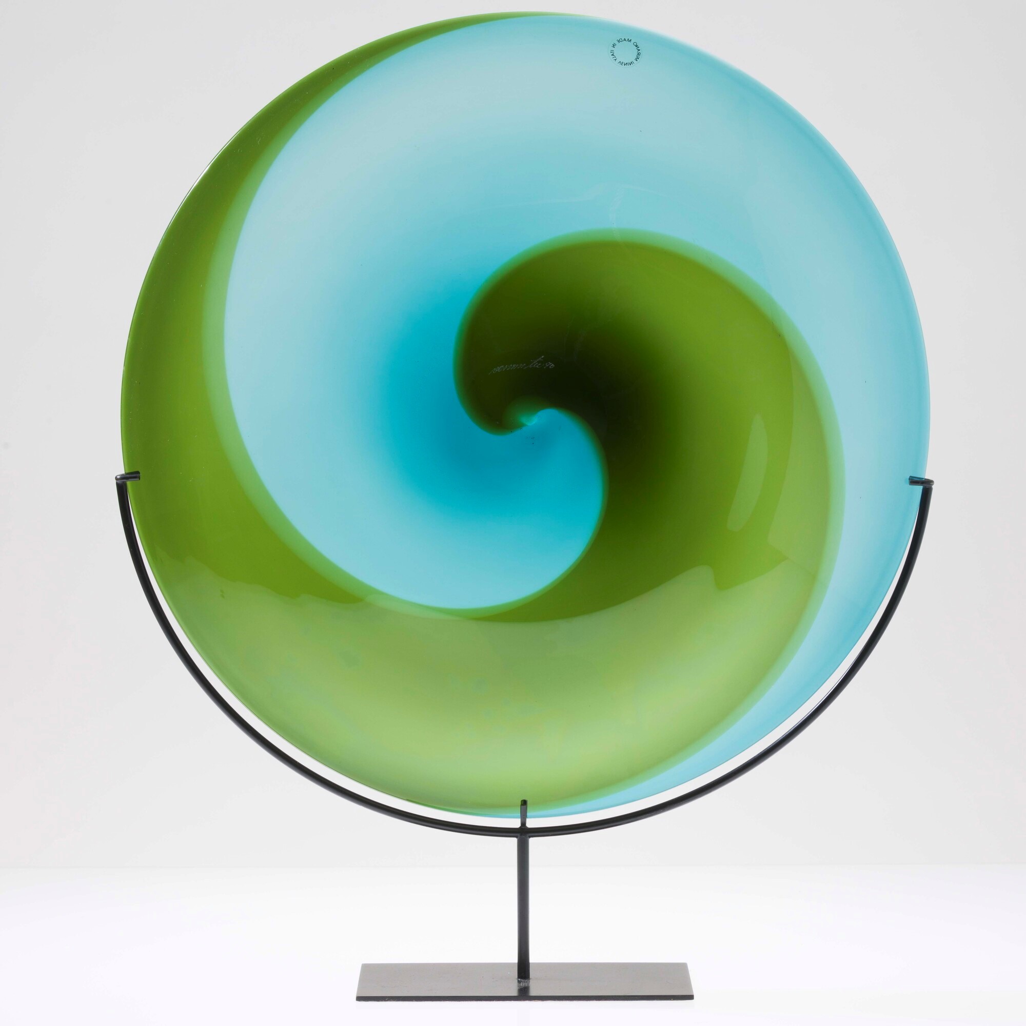 Tapio Wirkkala - Piatto della serie Coreani in vetro soffiato, 1990