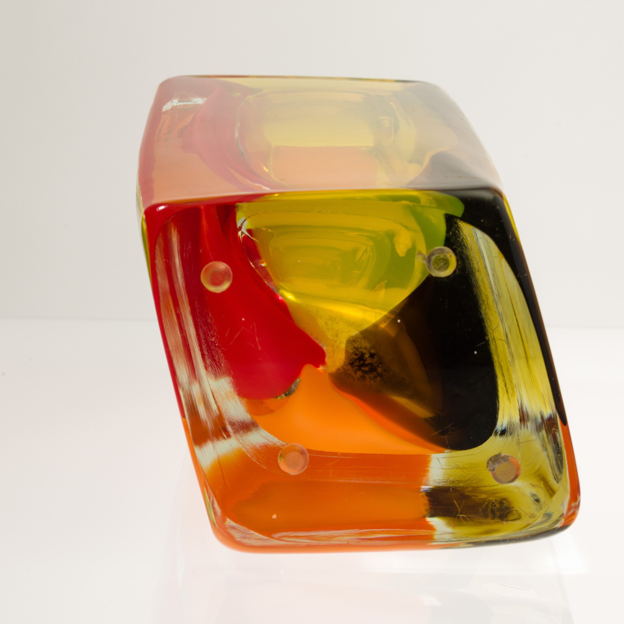 Venini, Vaso Fiji in vetro pesante, Murano, 2006