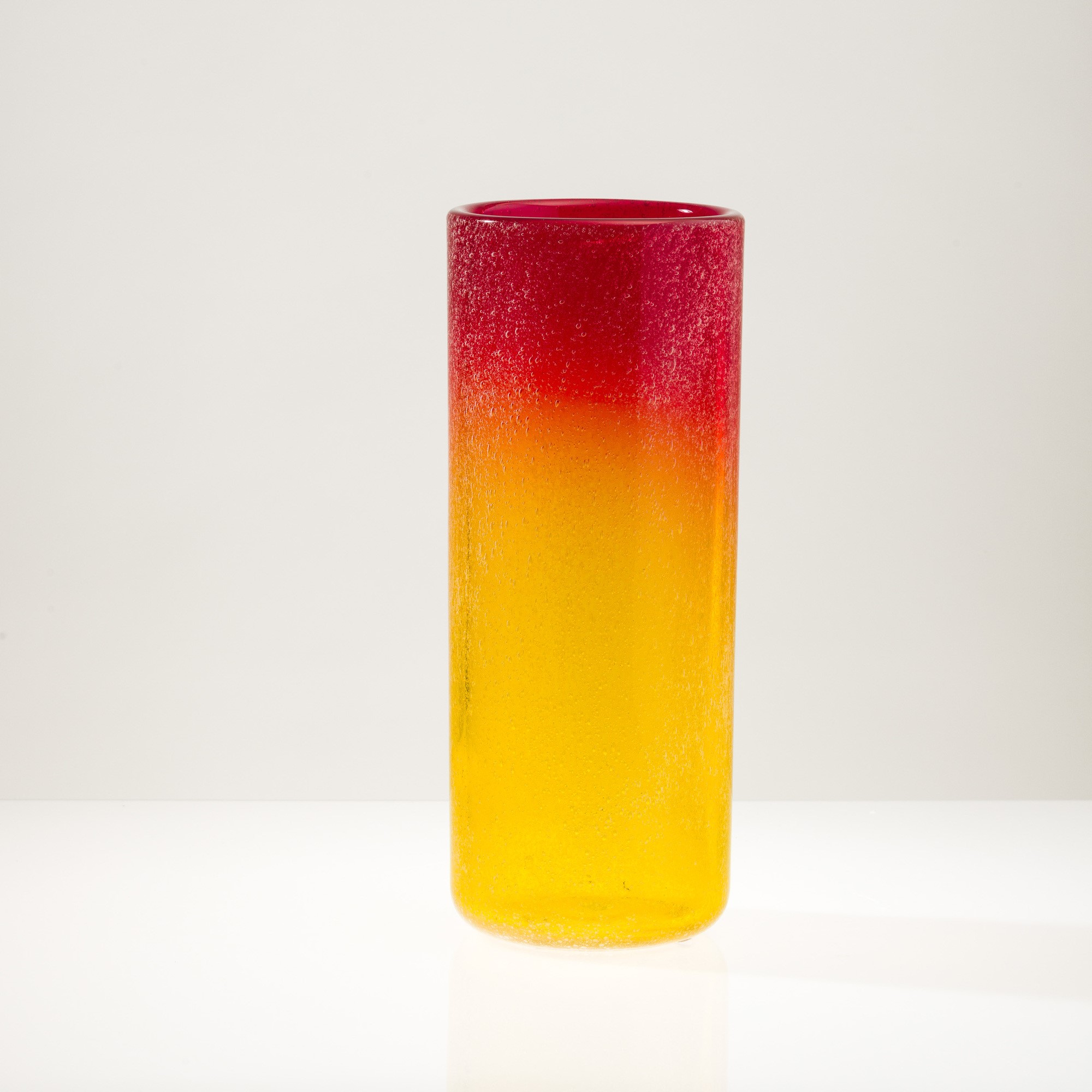 Venini, Vaso Jelly in vetro pulegoso, Murano 2001