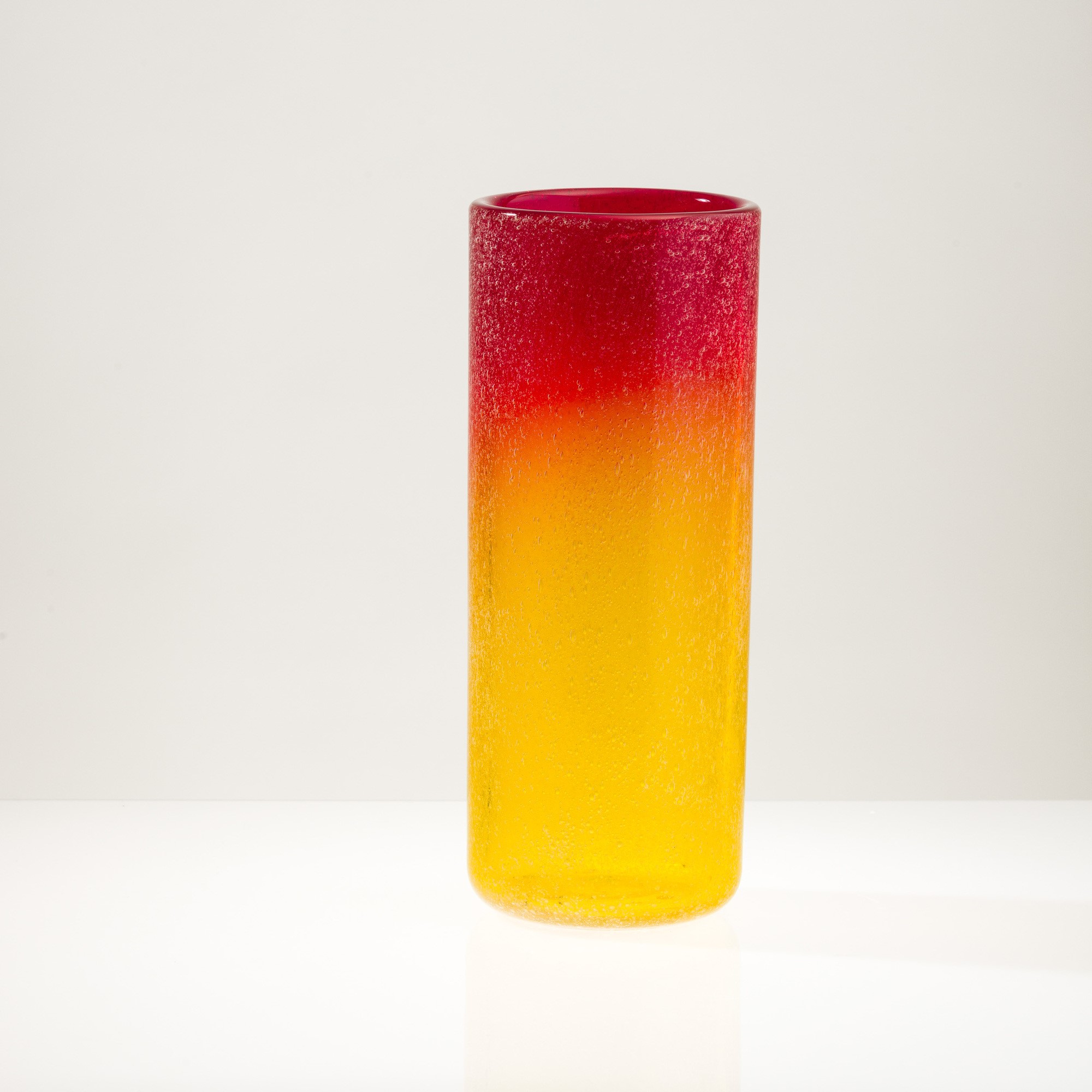 Venini, Vaso Jelly in vetro pulegoso, Murano 2001