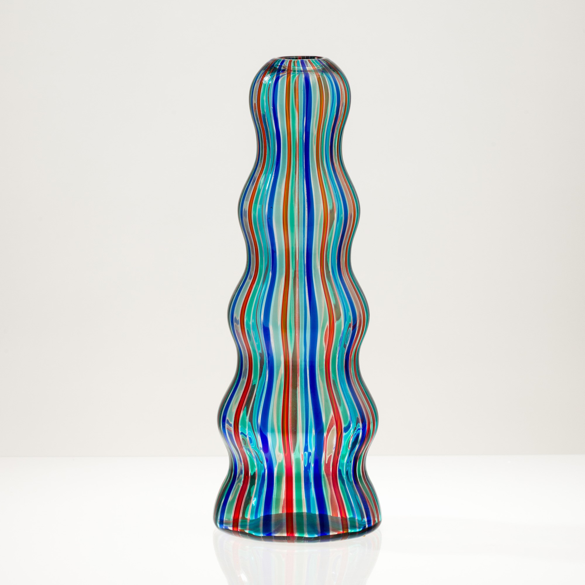 Alessandro Mendini - Vaso serie Arado in vetro soffiato