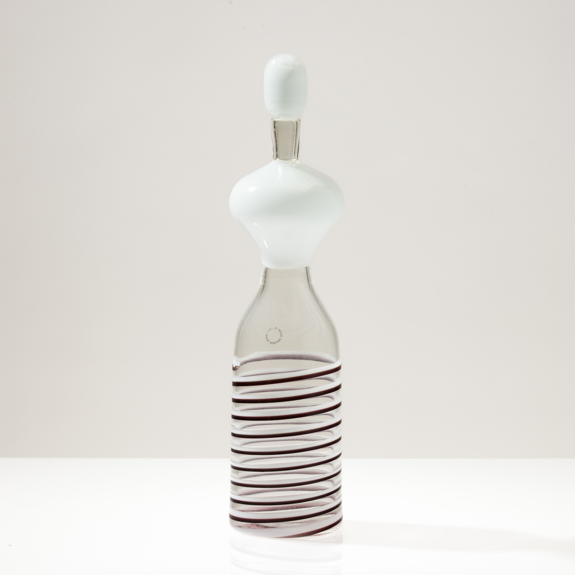 Gio Ponti - Bottiglia Vecchia Dama, Murano 1992