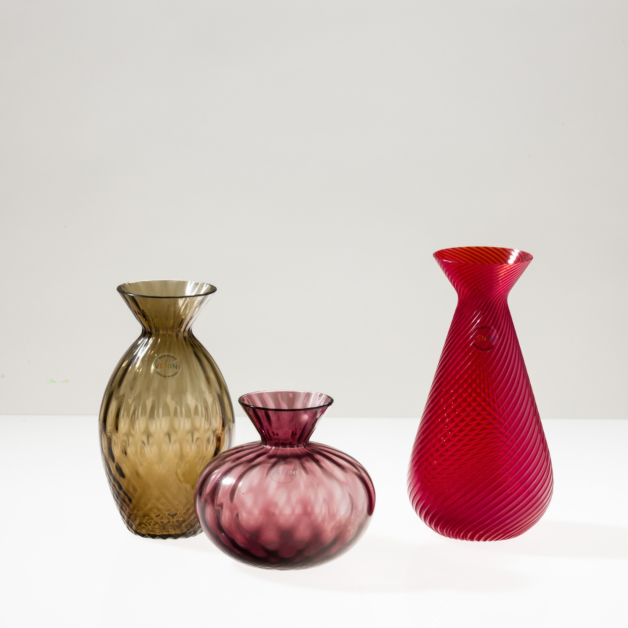 Venini, Vasetti in vetro soffiato Balloton, Murano 2008-2022
