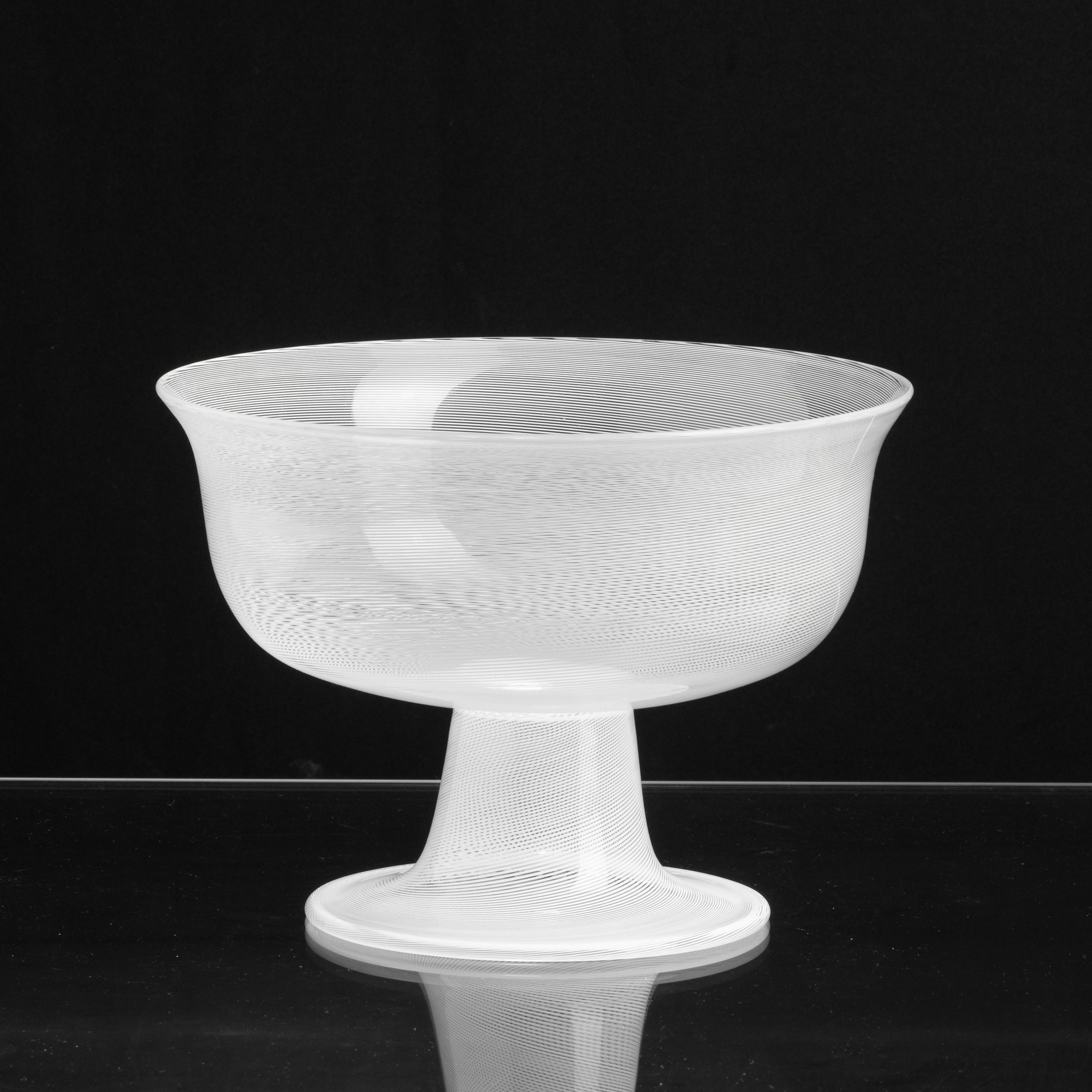 Tapio Wirkkala - Grande Coppa Nuziale in vetro soffiato, 1992