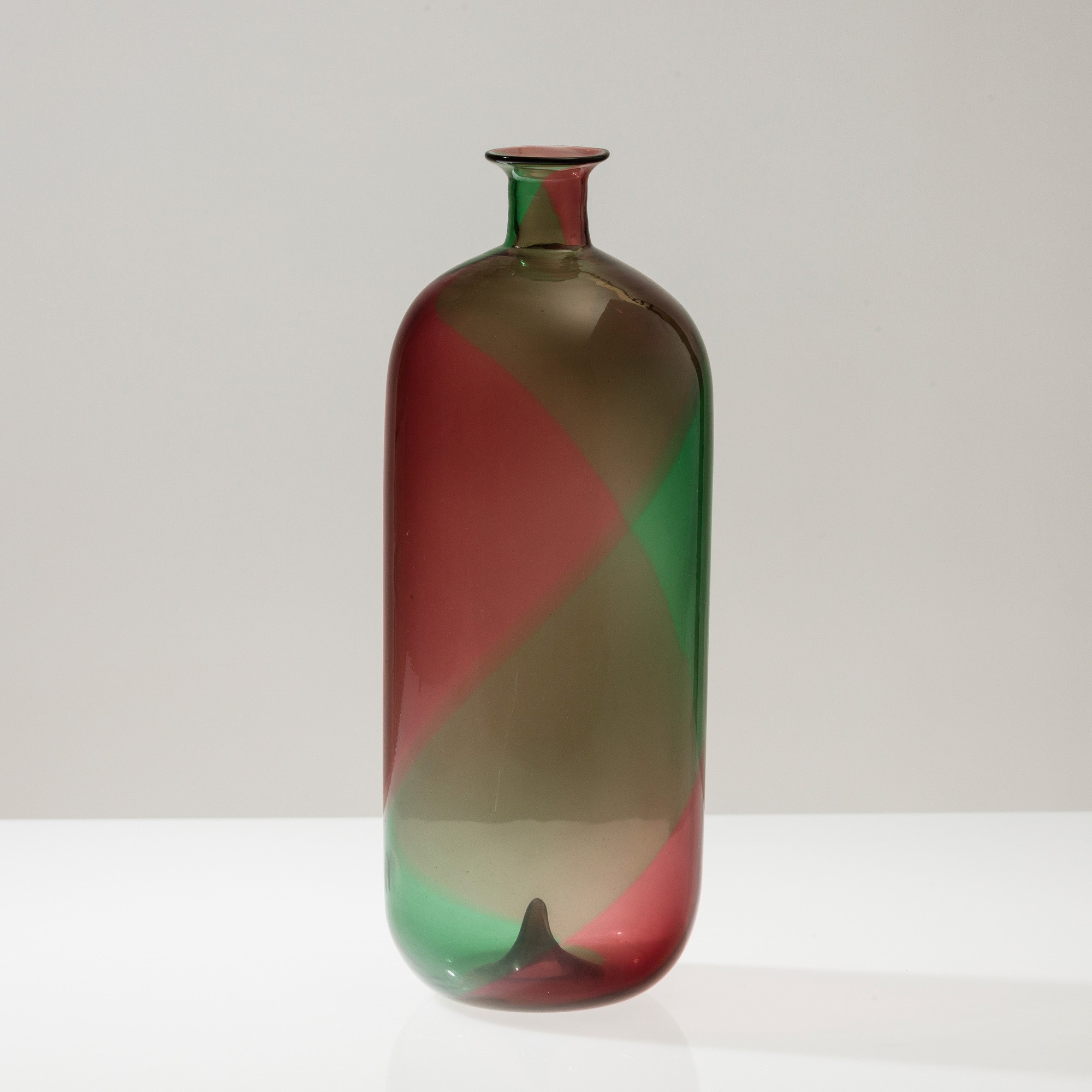 Tapio Wirkkala - Vaso a bottiglia della serie Coreani in vetro soffiato, 1969 circa