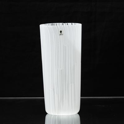 Venini, Vaso troncoconico in vetro soffiato, Murano 1980