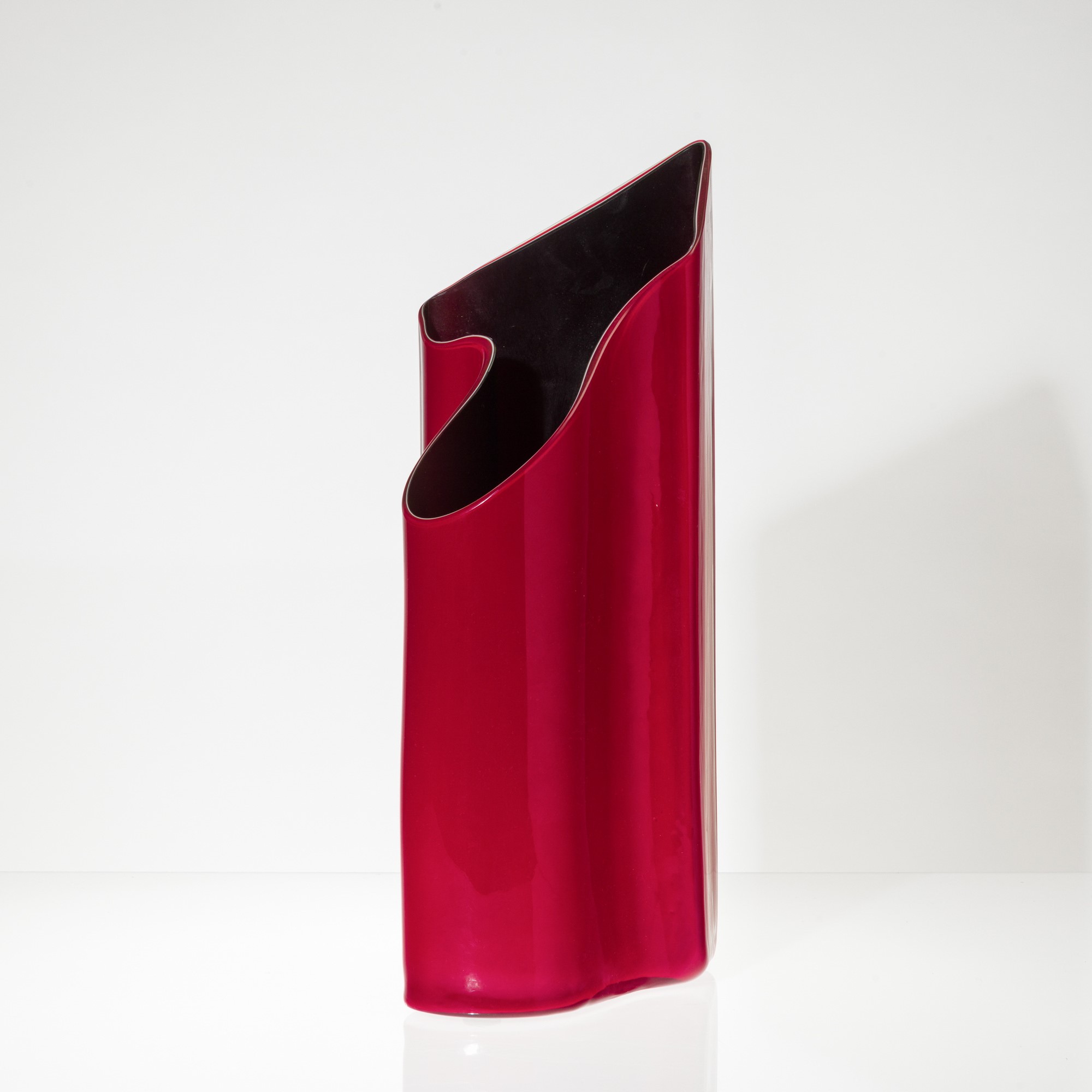 Timo Sarpaneva - Vaso Kelo in vetro incamiciato, Murano 1990