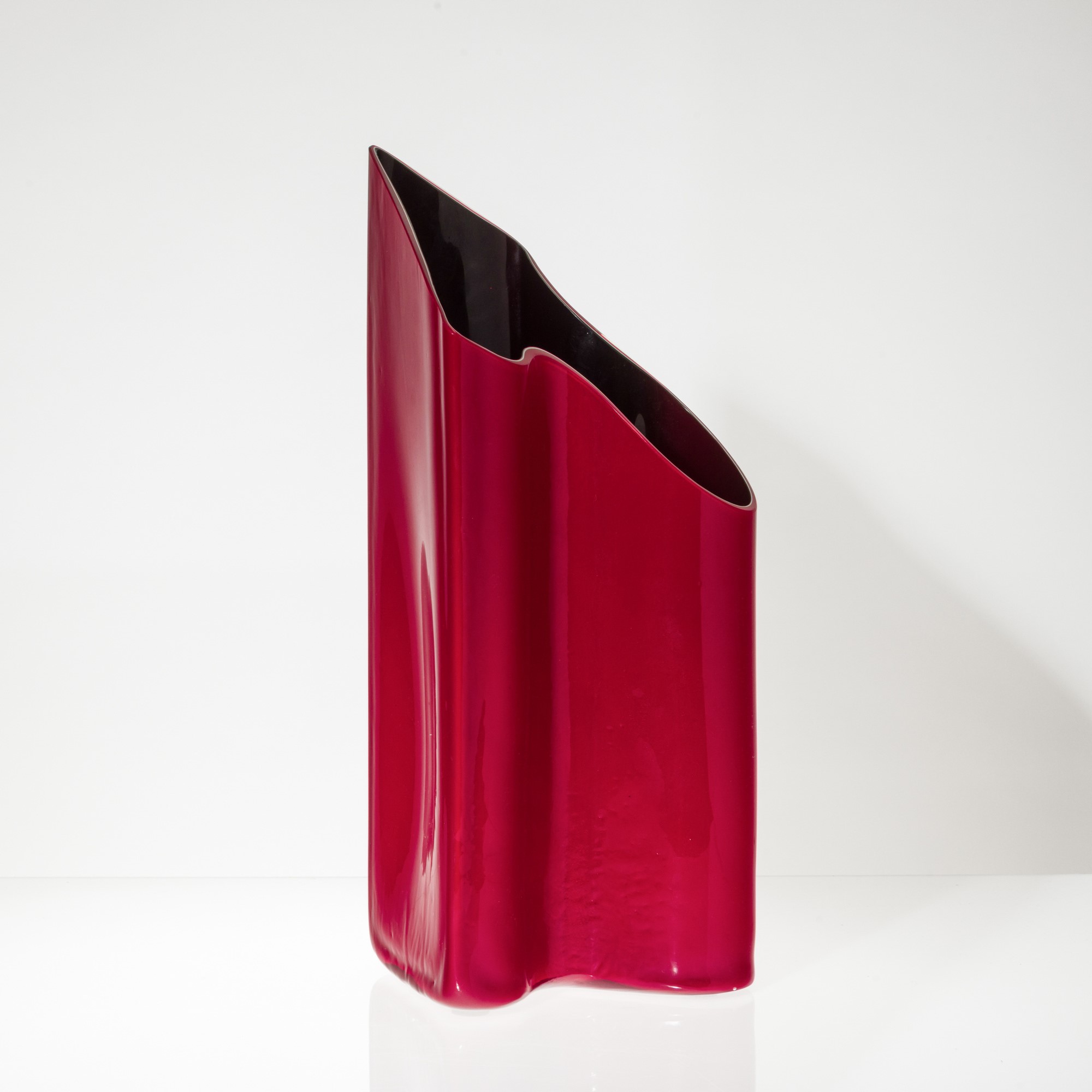 Timo Sarpaneva - Vaso Kelo in vetro incamiciato, Murano 1990