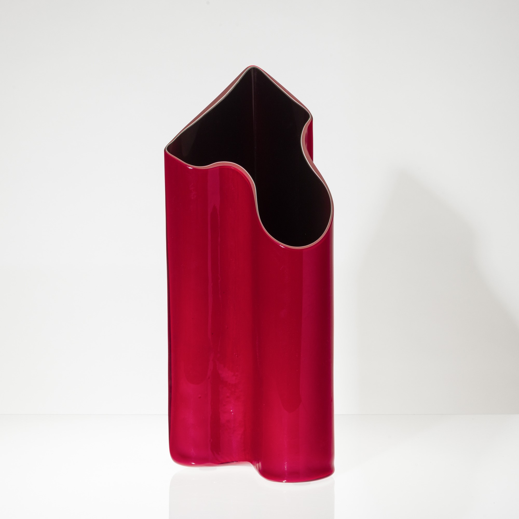Timo Sarpaneva - Vaso Kelo in vetro incamiciato, Murano 1990