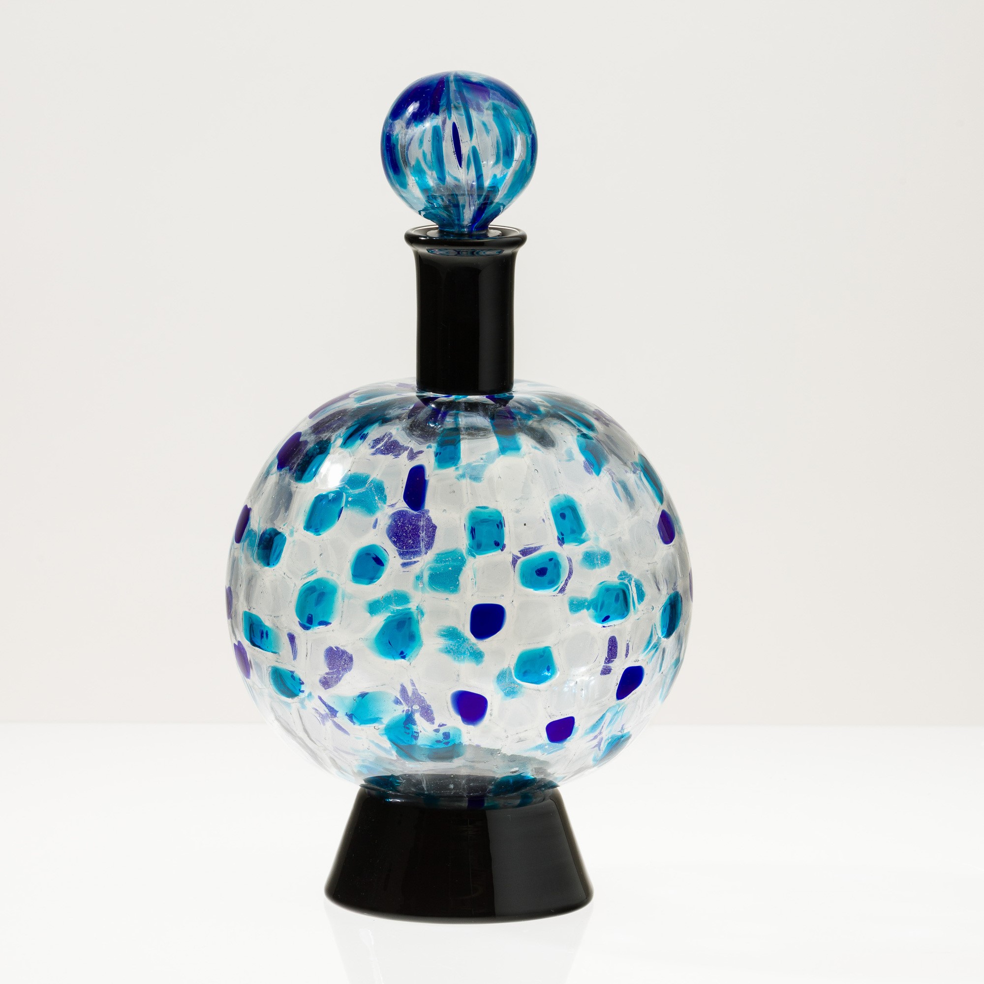Alessandro Mendini - Bottiglia Chambord in vetro soffiato, Murano 1991