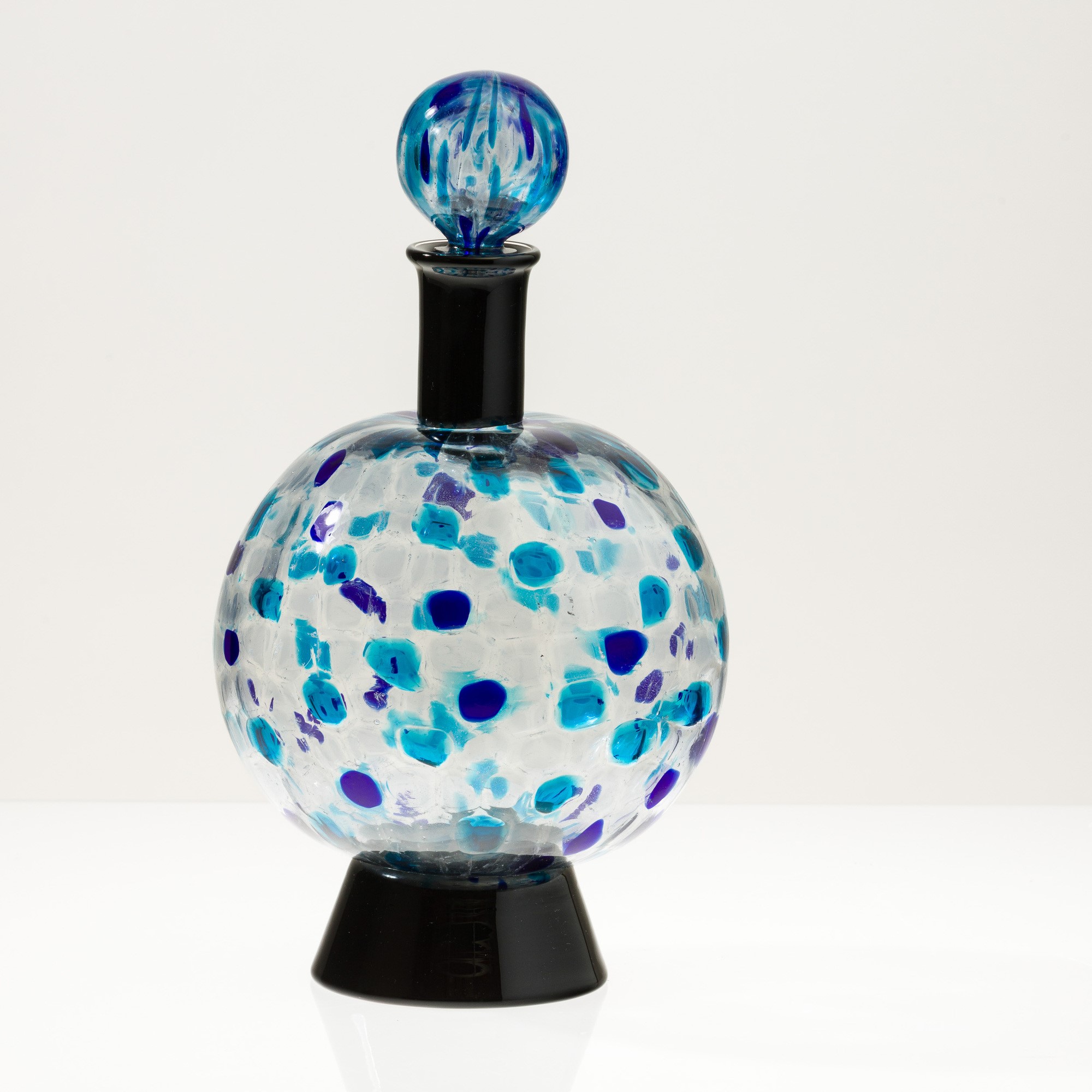Alessandro Mendini - Bottiglia Chambord in vetro soffiato, Murano 1991
