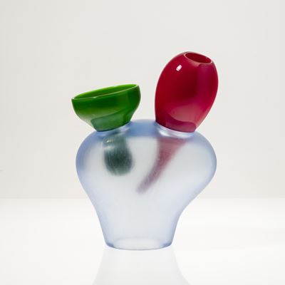 Vaso Flor do Sul in vetro soffiato, Murano 2010