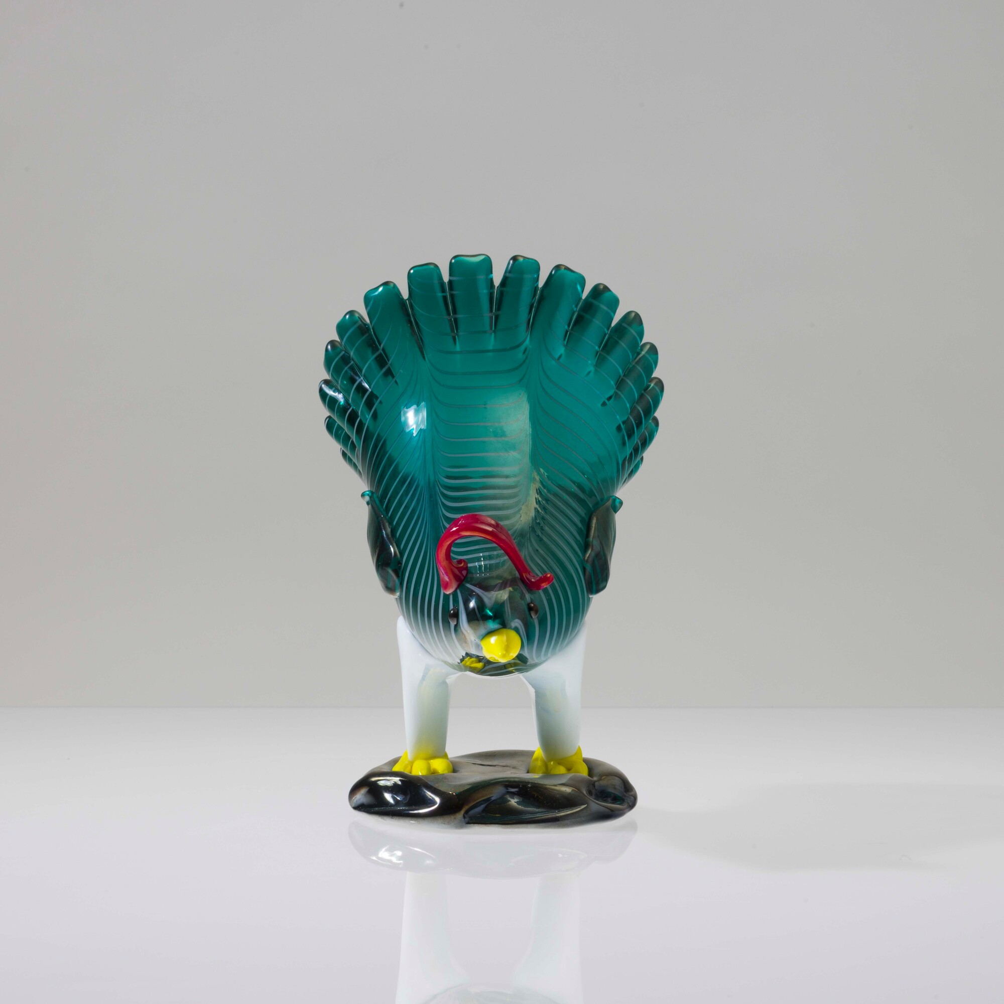 Fulvio Bianconi - Soprammobile in forma di gallina, Murano, circa 1990