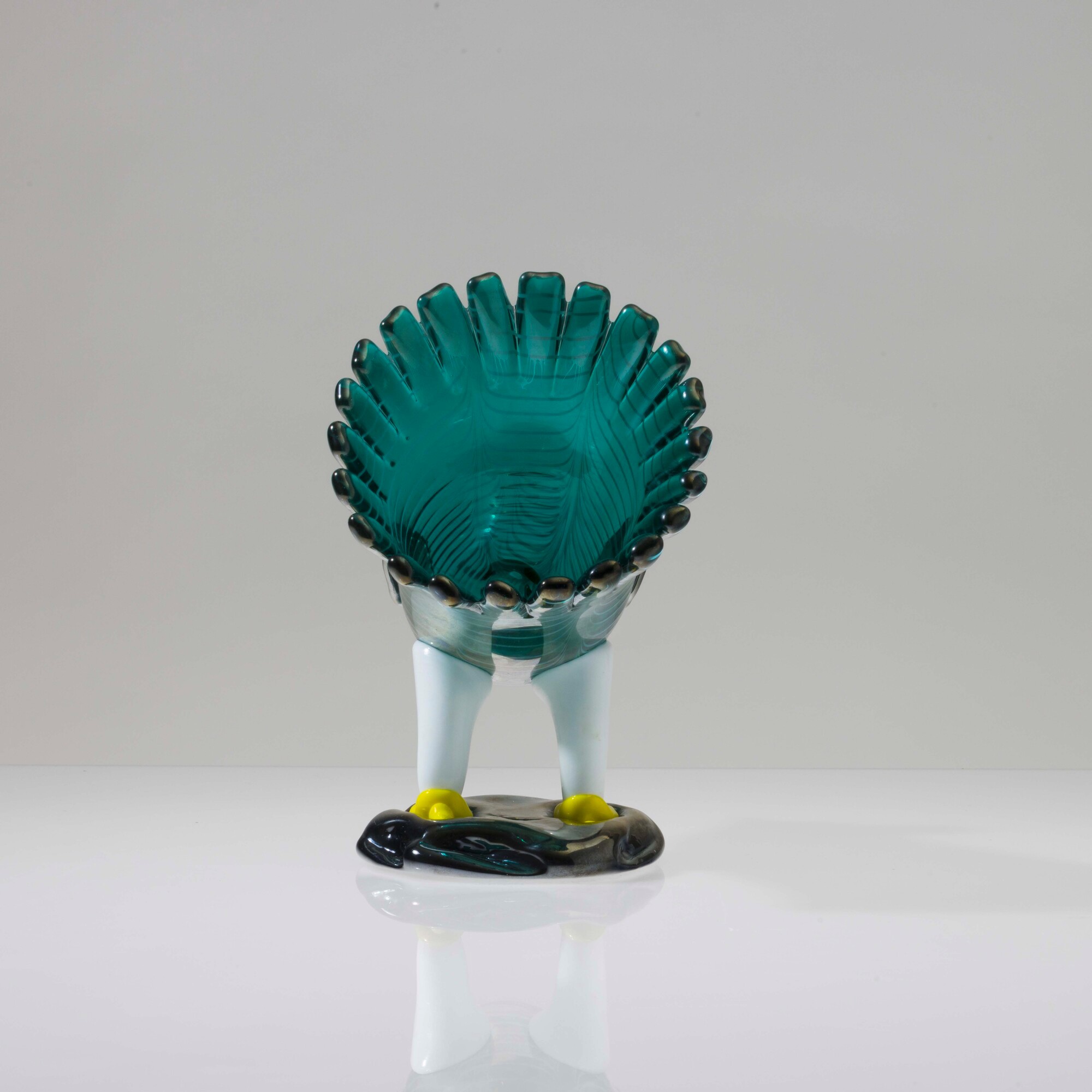 Fulvio Bianconi - Soprammobile in forma di gallina, Murano, circa 1990