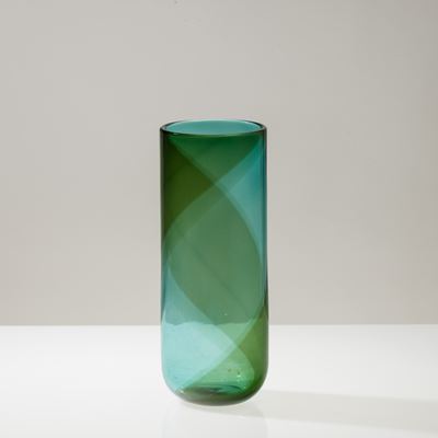 Vaso cilindrico della serie Coreani in vetro soffiato